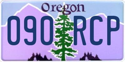 OR license plate 090RCP