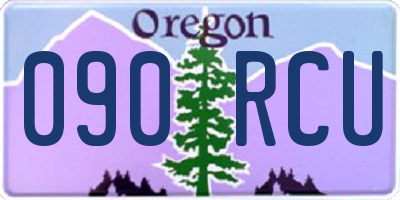OR license plate 090RCU