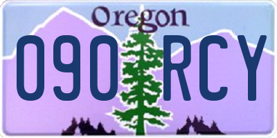 OR license plate 090RCY