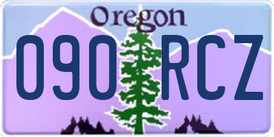 OR license plate 090RCZ