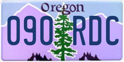 OR license plate 090RDC