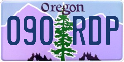 OR license plate 090RDP