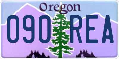 OR license plate 090REA