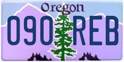 OR license plate 090REB