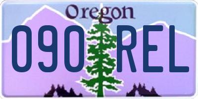 OR license plate 090REL