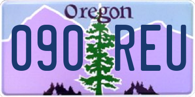 OR license plate 090REU