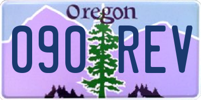 OR license plate 090REV