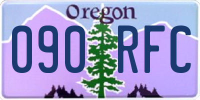 OR license plate 090RFC