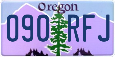OR license plate 090RFJ