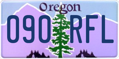 OR license plate 090RFL
