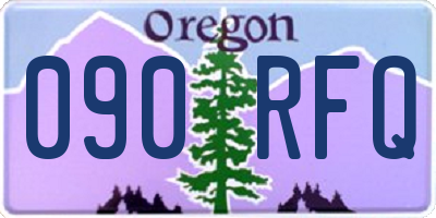 OR license plate 090RFQ