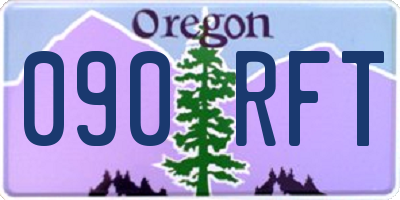 OR license plate 090RFT
