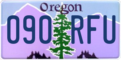 OR license plate 090RFU