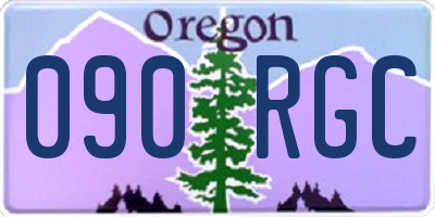 OR license plate 090RGC