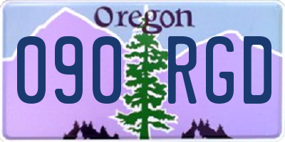 OR license plate 090RGD