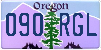 OR license plate 090RGL