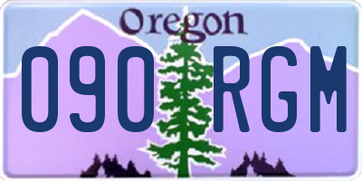 OR license plate 090RGM