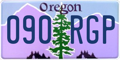OR license plate 090RGP
