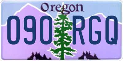 OR license plate 090RGQ