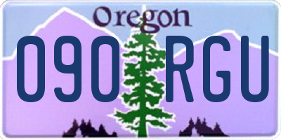 OR license plate 090RGU