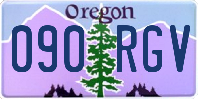 OR license plate 090RGV