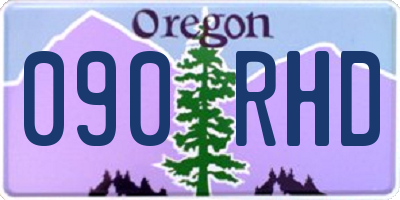 OR license plate 090RHD