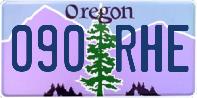 OR license plate 090RHE