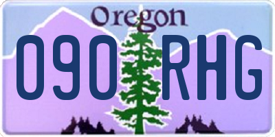 OR license plate 090RHG