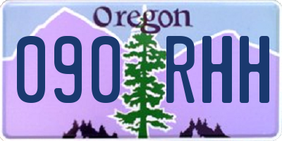 OR license plate 090RHH
