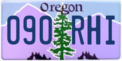 OR license plate 090RHI