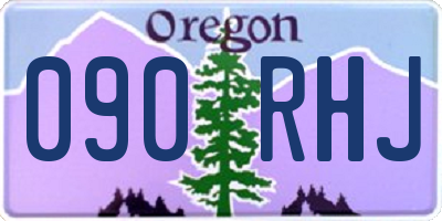 OR license plate 090RHJ