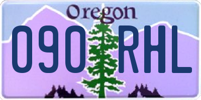 OR license plate 090RHL