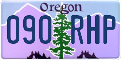 OR license plate 090RHP