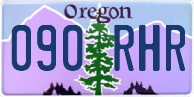 OR license plate 090RHR