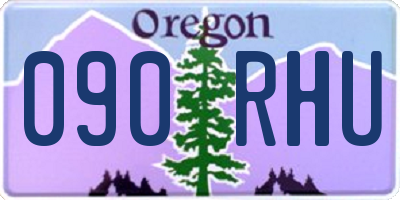 OR license plate 090RHU