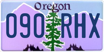 OR license plate 090RHX