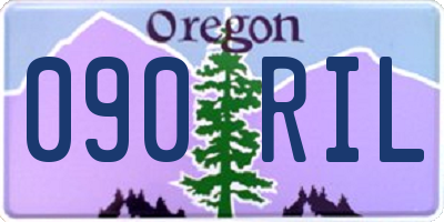 OR license plate 090RIL
