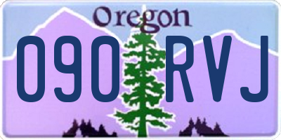 OR license plate 090RVJ
