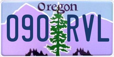 OR license plate 090RVL
