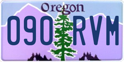 OR license plate 090RVM