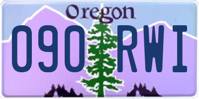 OR license plate 090RWI