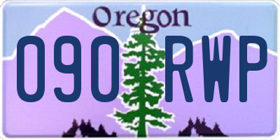 OR license plate 090RWP
