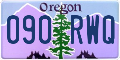 OR license plate 090RWQ