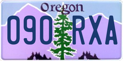 OR license plate 090RXA