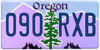 OR license plate 090RXB