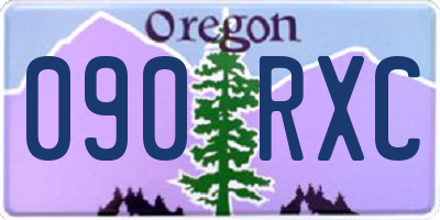 OR license plate 090RXC
