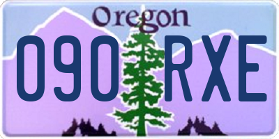 OR license plate 090RXE