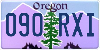 OR license plate 090RXI