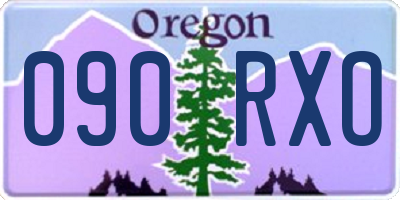 OR license plate 090RXO