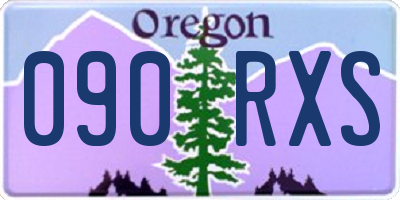 OR license plate 090RXS